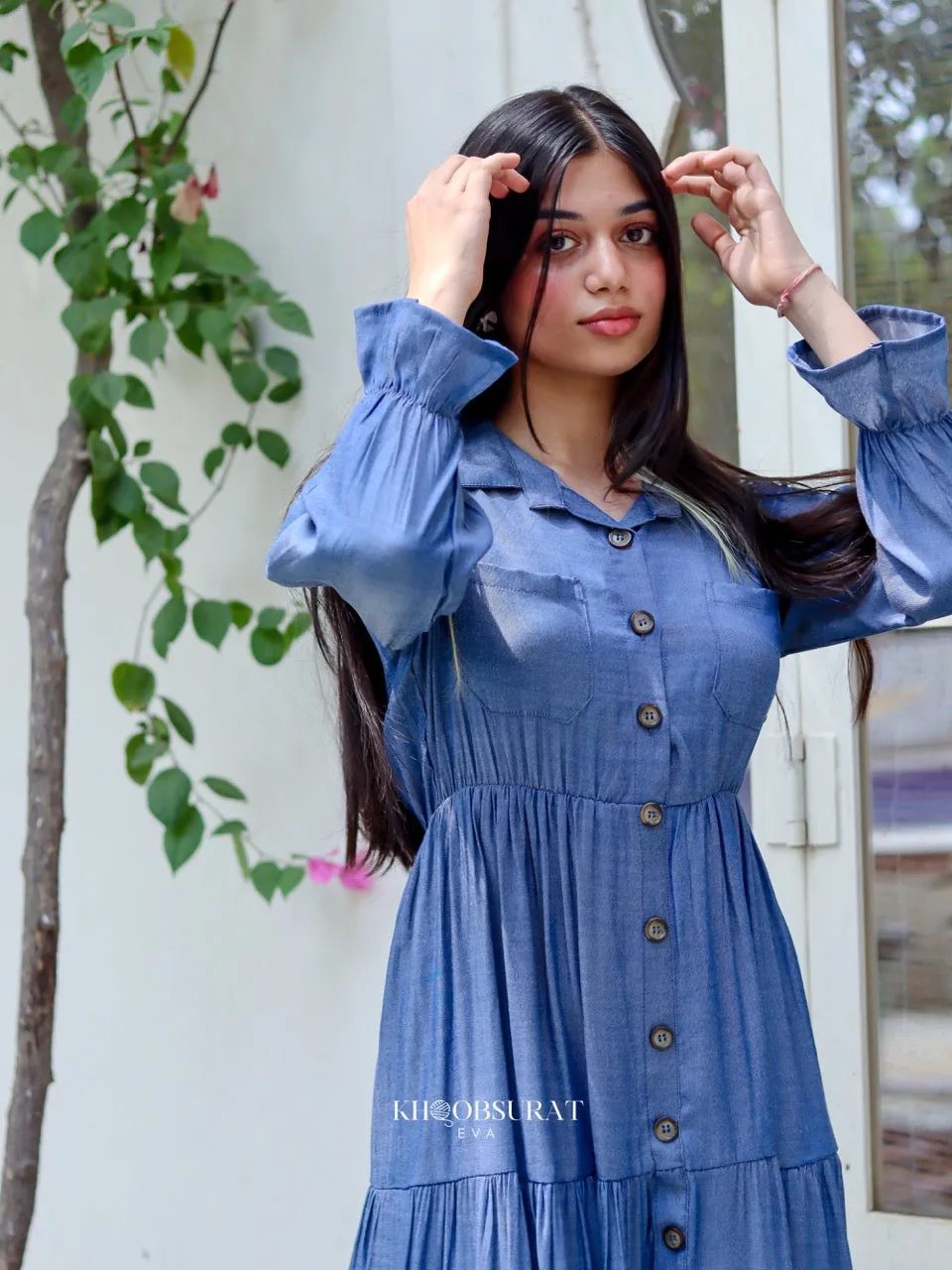 JANHVI BLUE DRESS