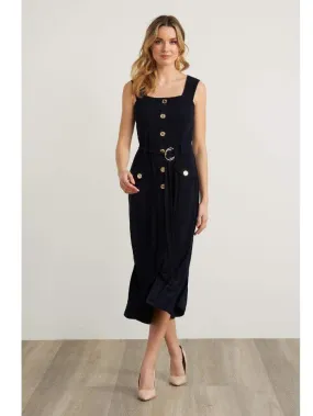 Joseph Ribkoff S Black Gold Maxi Dress 212155