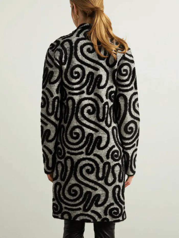 Joseph Ribkoff S Patterned Long Cardigan 213993