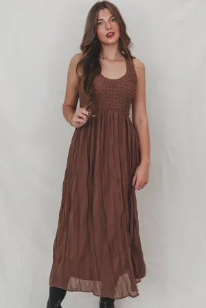 Keep It Casual But Obviously Cute Brown Maxi