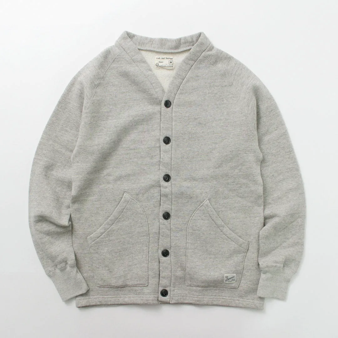 KEPANI / Sunset 2 Raffy brushed-lining sweatshirt cardigan