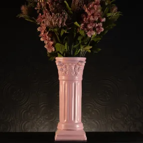 Large Column Vase - Pastel Pink