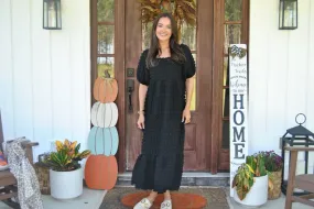 Madison Maxi Dress in Black