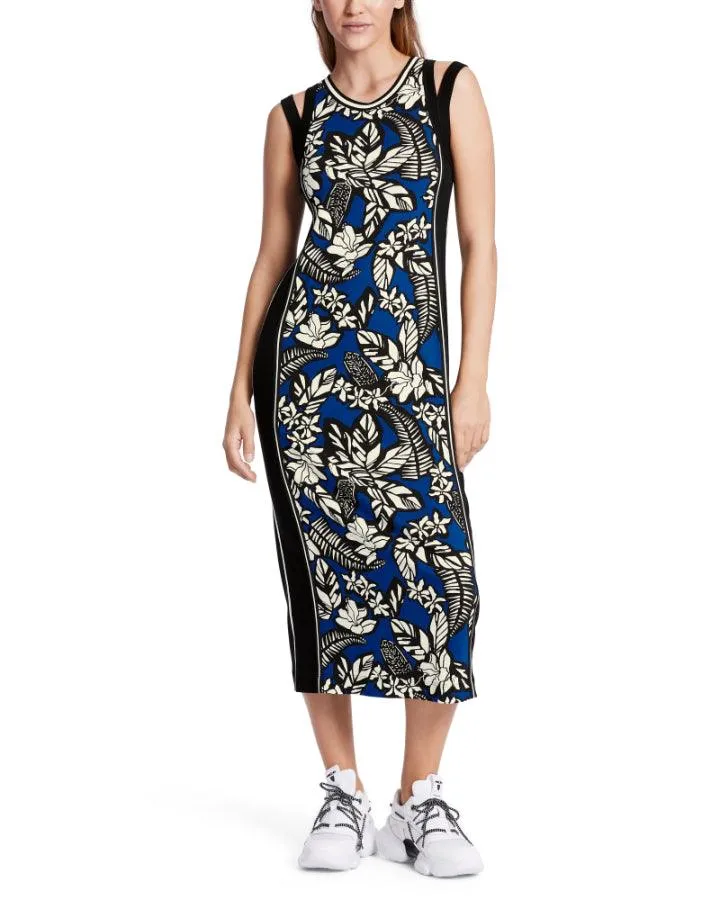 Marc Cain All Over Front Print Maxi Dress