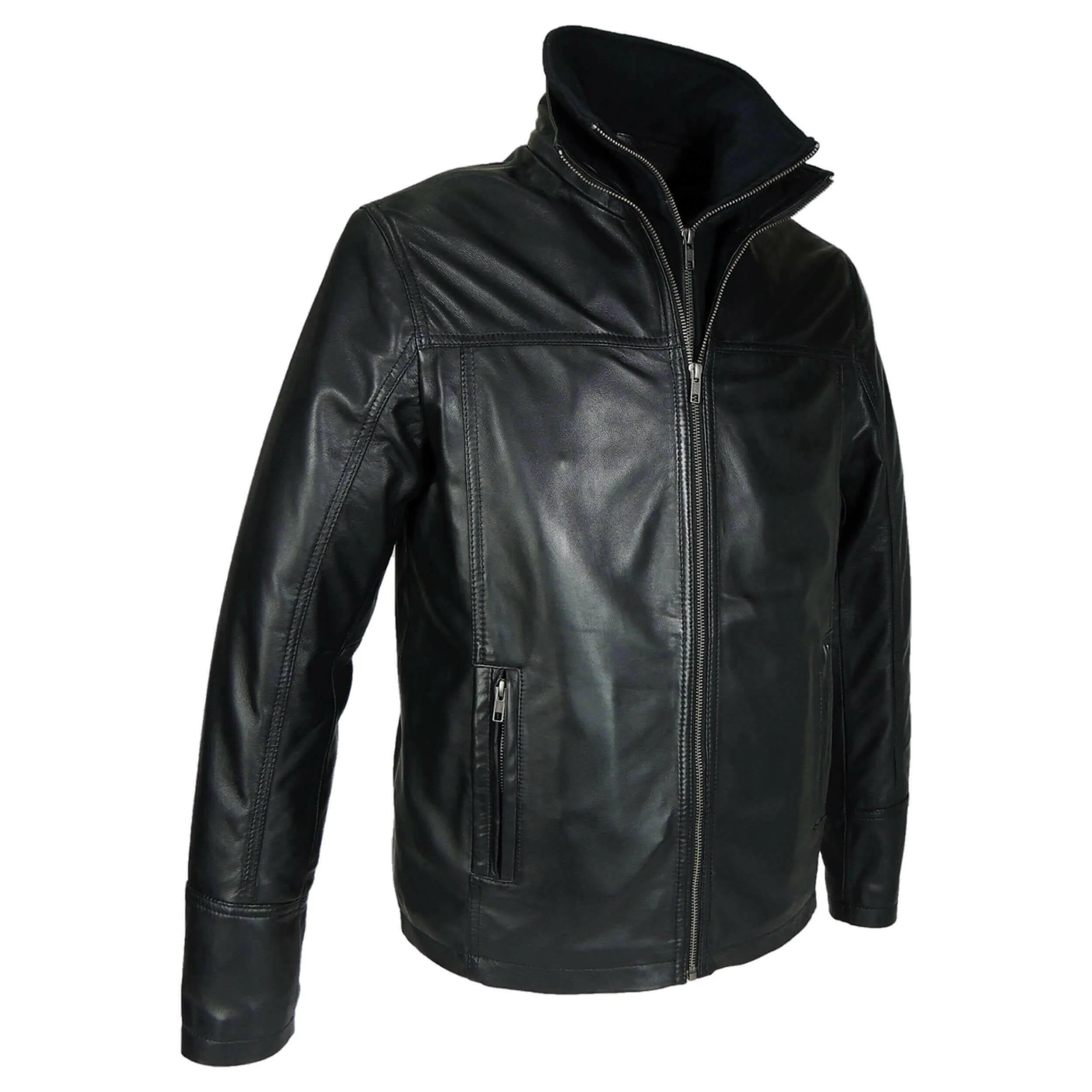 Mens Oxford Csaba Leather Jacket