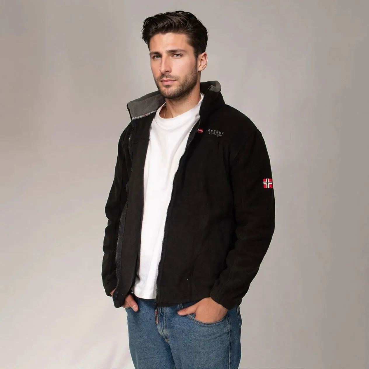 Mens Zip Front Fleece Jacket