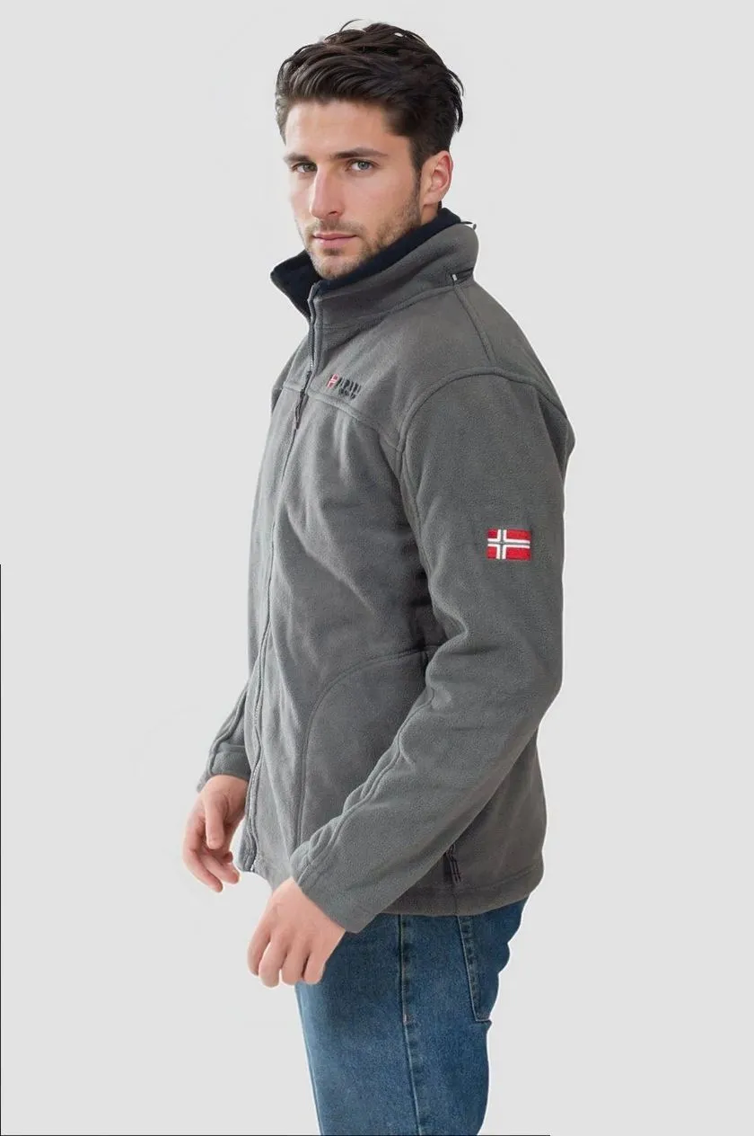 Mens Zip Front Fleece Jacket