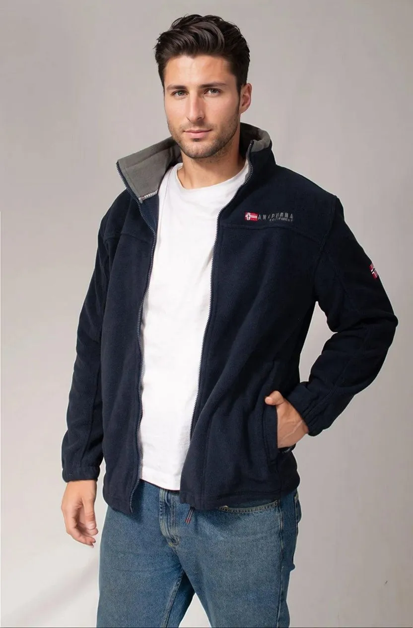 Mens Zip Front Fleece Jacket