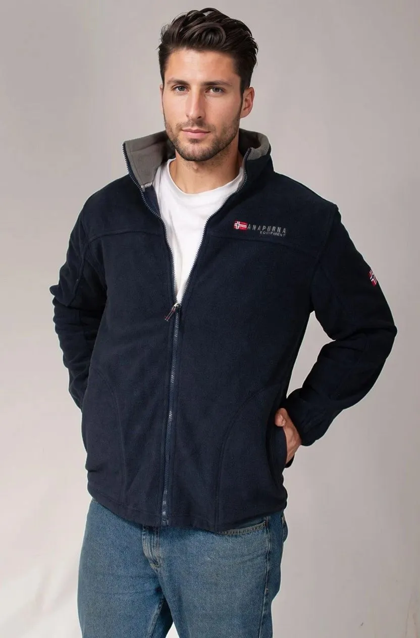 Mens Zip Front Fleece Jacket