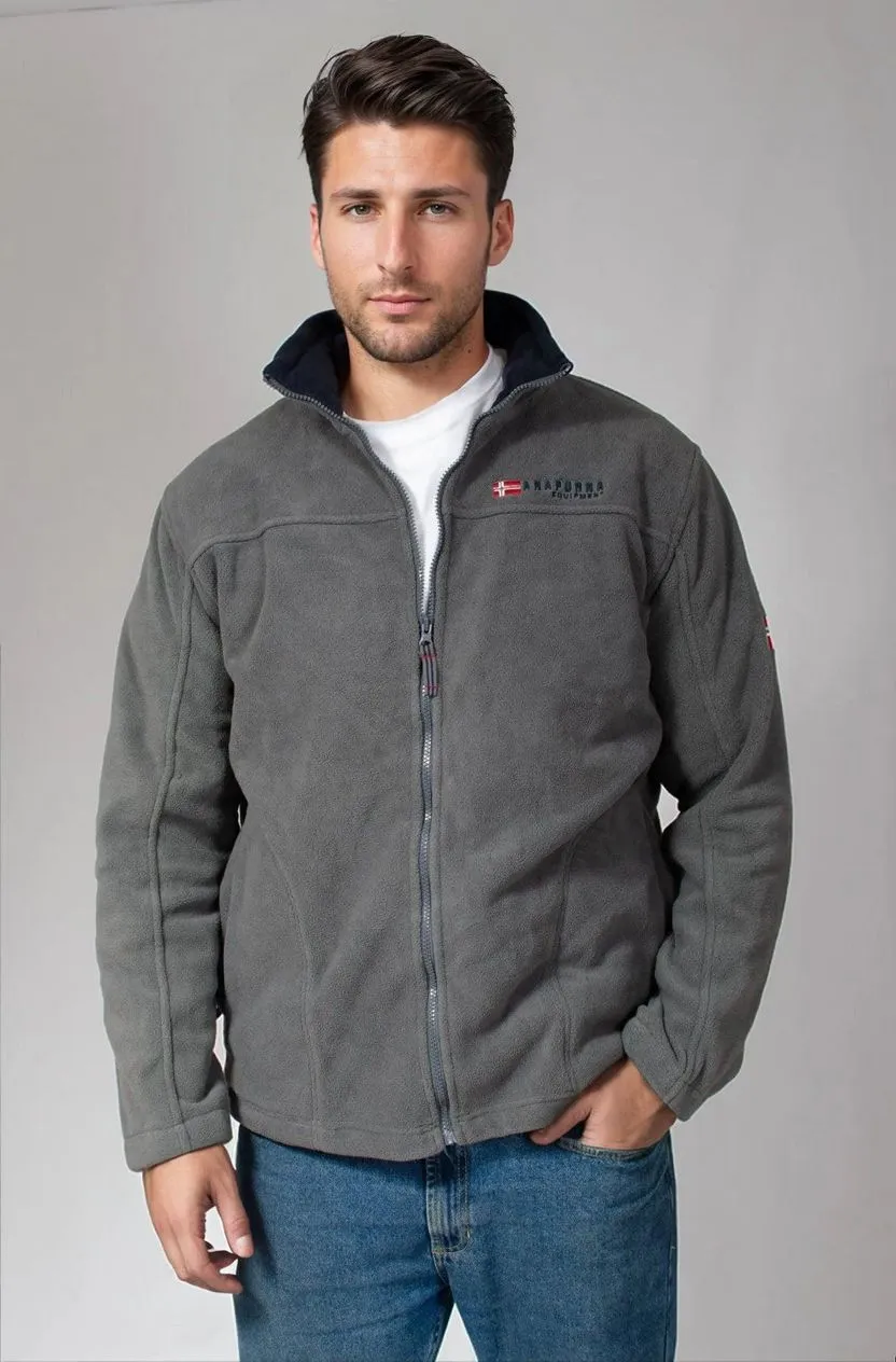 Mens Zip Front Fleece Jacket