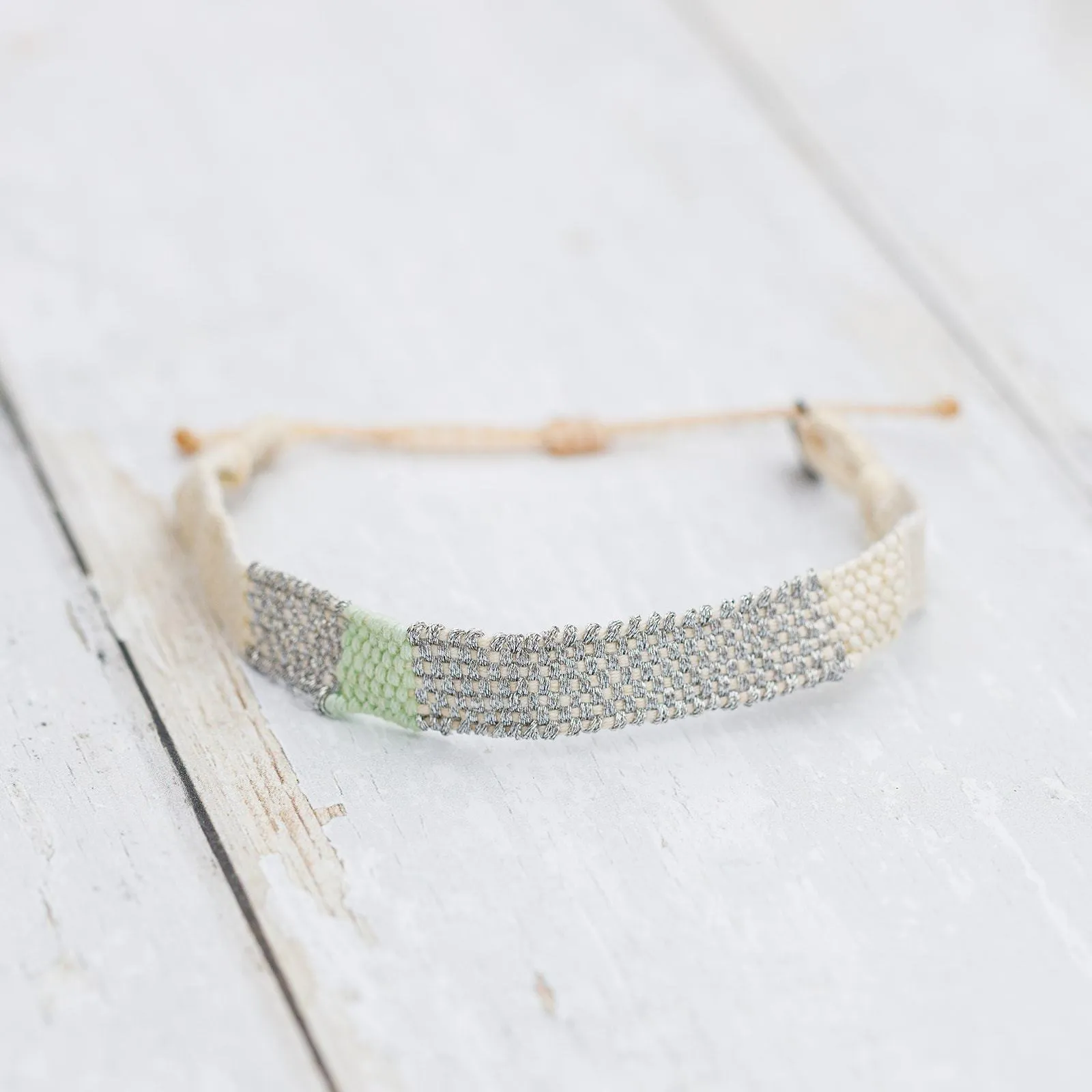 Metallic Woven Bracelet