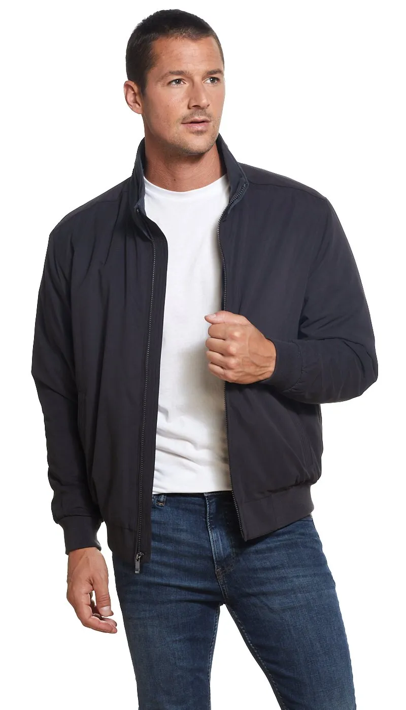 MICROFIBER FLEECE LINED BOMBER JACKET