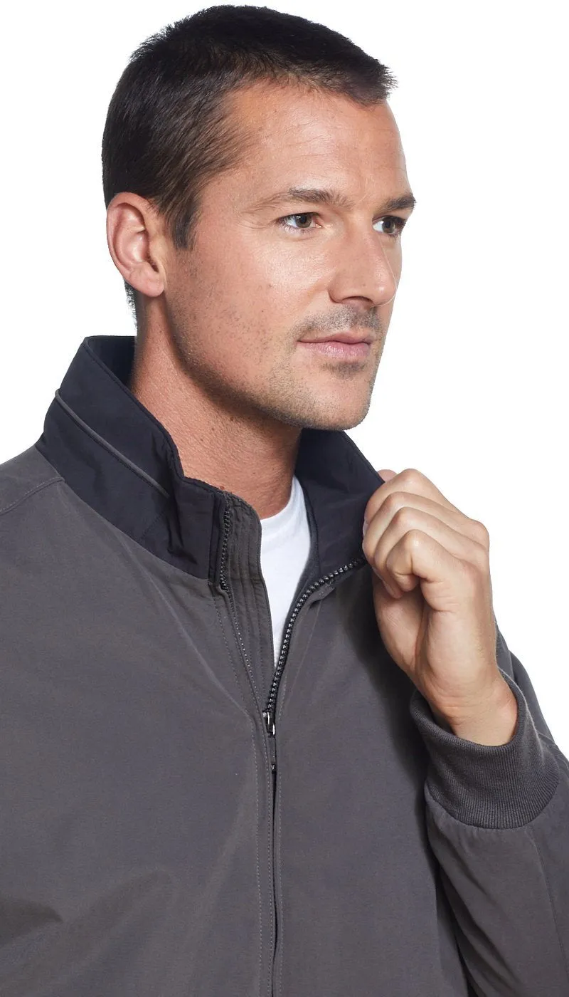 MICROFIBER FLEECE LINED BOMBER JACKET