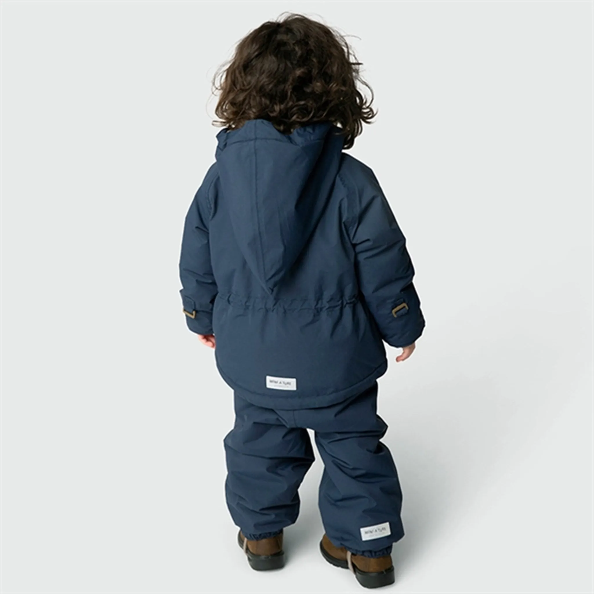 MINI A TURE Wang Fleece Winter Jacket Blue Nights