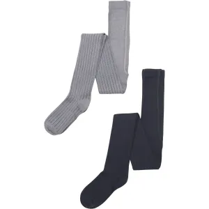 Minymo Sleet Stockings - rib (2-Pack)