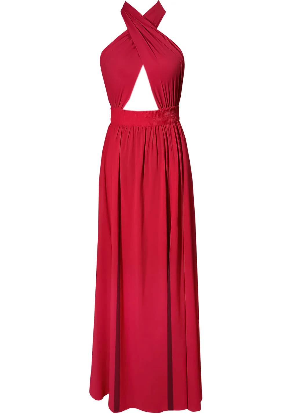 Monochrome - Red Vera Dress