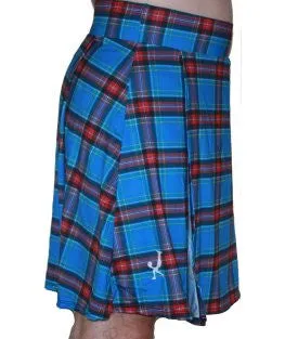 NEW Men's Running Kilt Blue / Plaid