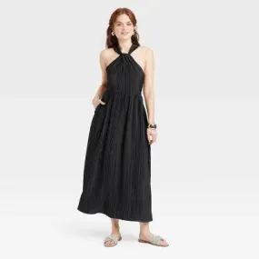 New - Women's Halter Midi Dress - A New Day