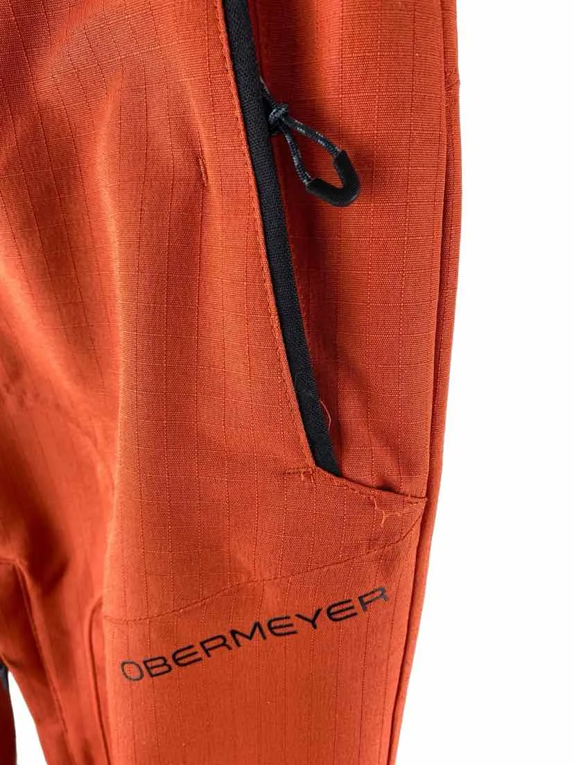 Obermeyer Boys' Parker Ski Board Snow Pants Deep Orange Size M (10-12)