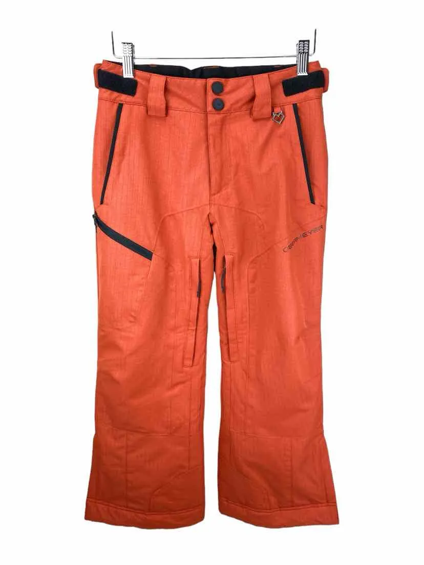 Obermeyer Boys' Parker Ski Board Snow Pants Deep Orange Size M (10-12)