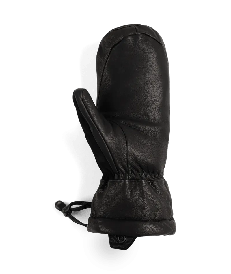 Obermeyer Leather Down Mittens - Women's