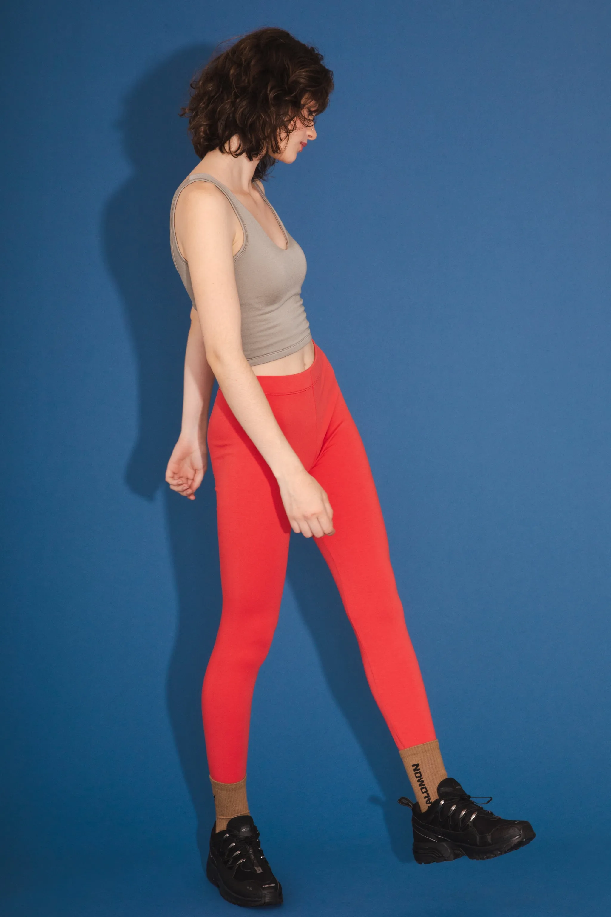 Organic Legging in Cherry