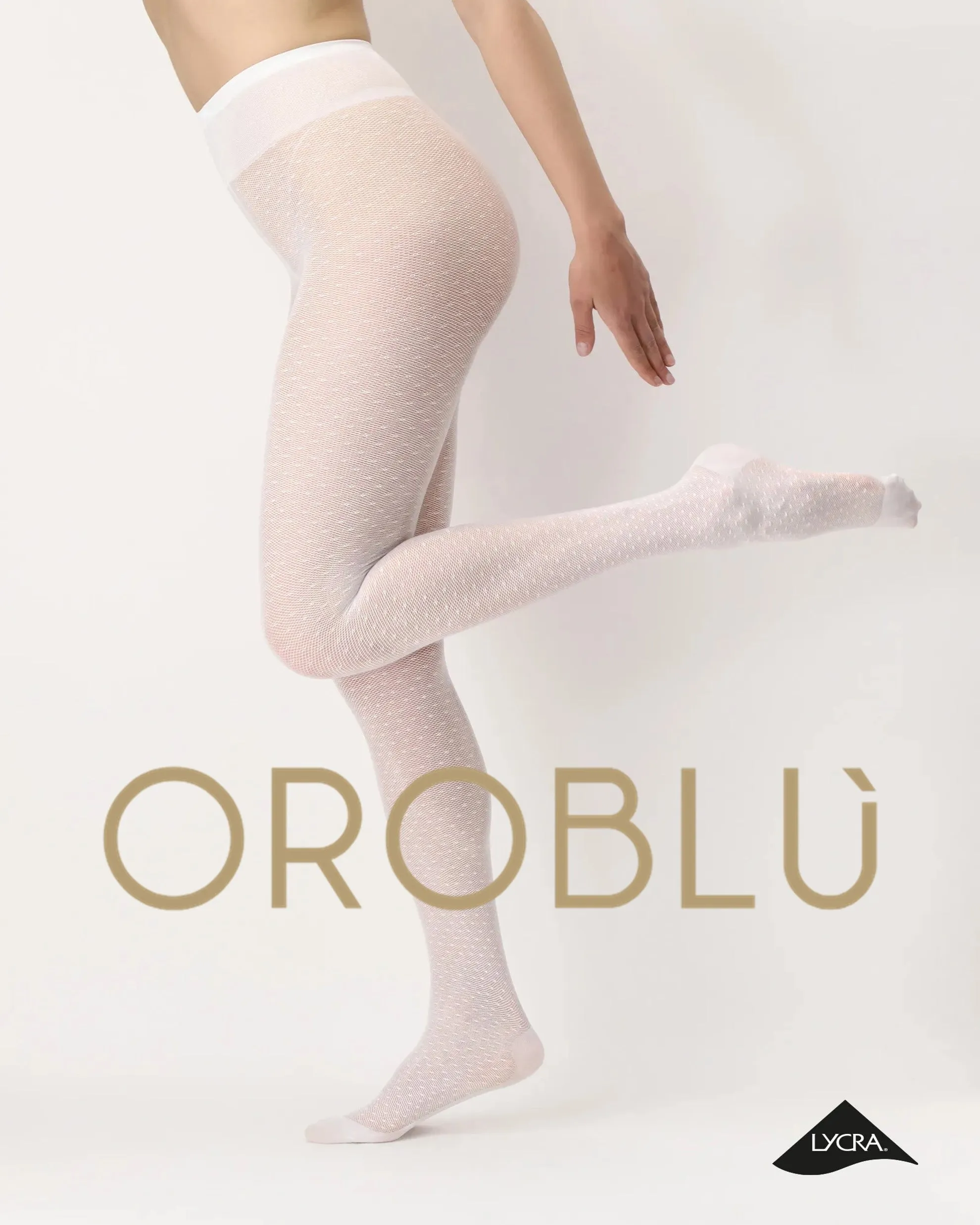 Oroblu Eco Sneaker Recycled Yarn Tights Milk