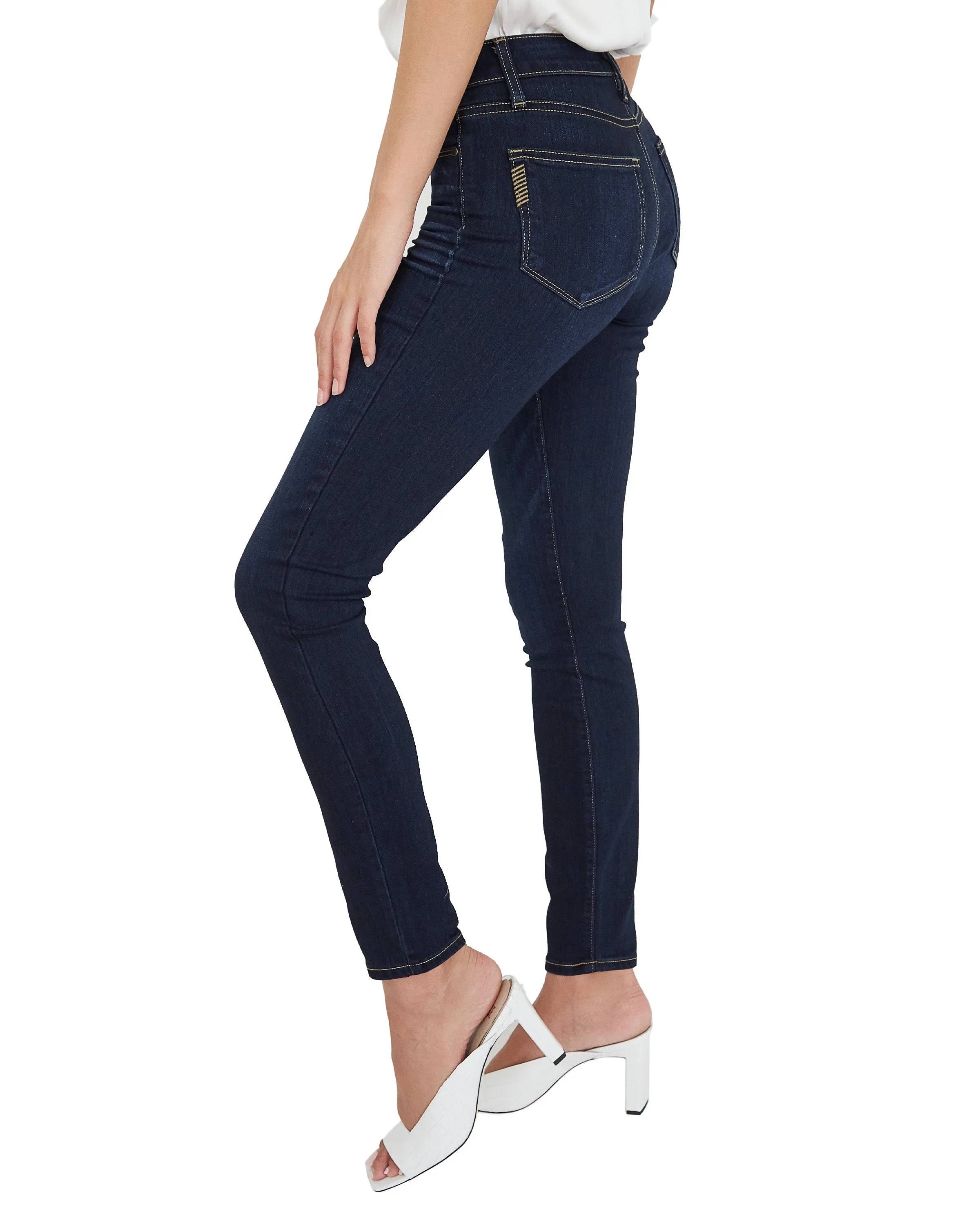 Paige Ladies Hoxton Ankle Jean in Koda Blue Denim