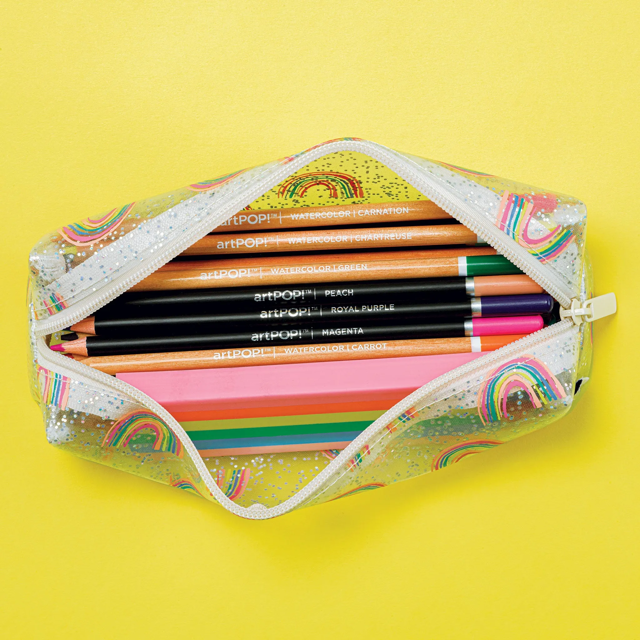 Pastel Rainbow Pencil Case