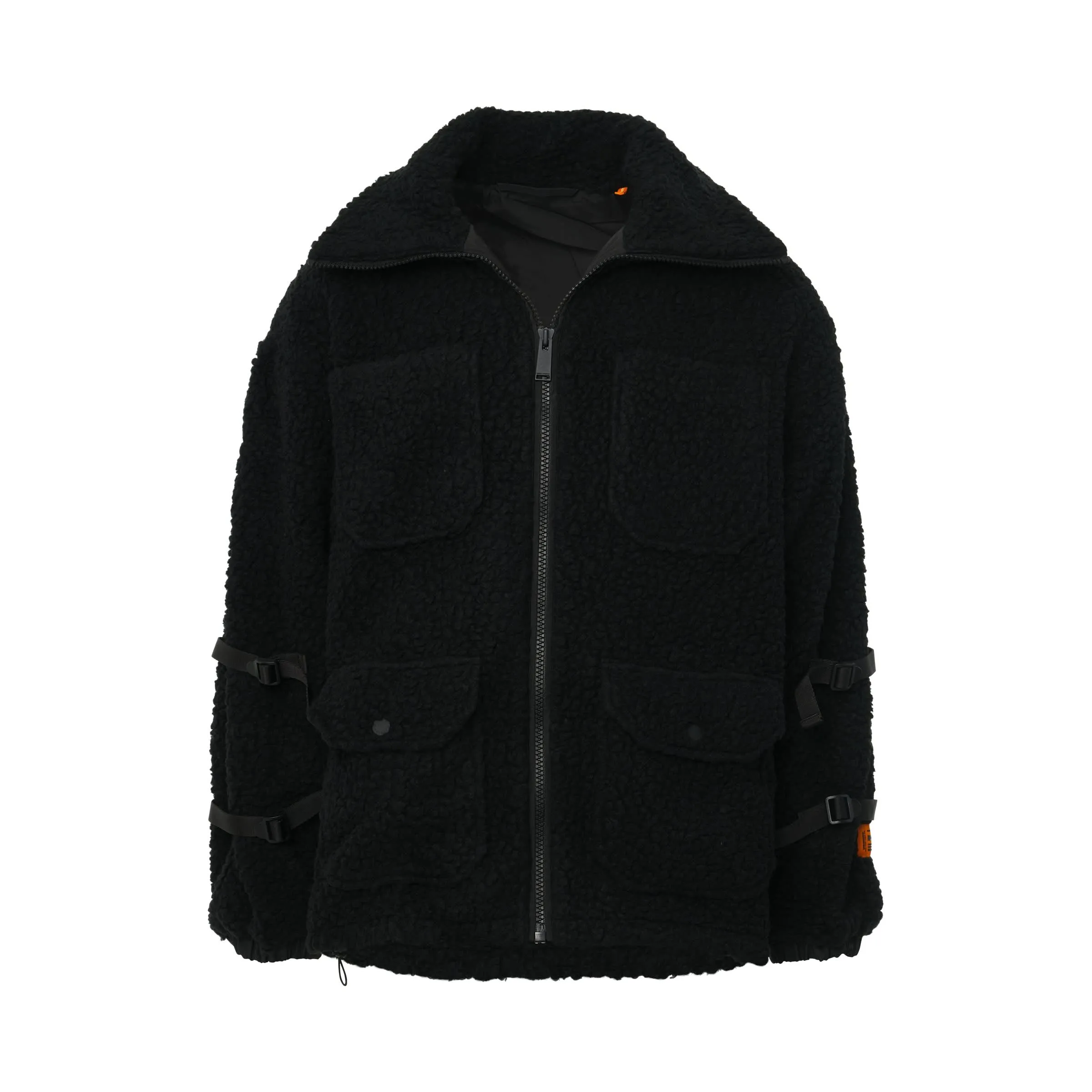 Polar Fleece Jacket in Black