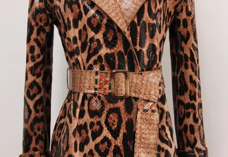 Pre Order:  Cheetah Trench Coat