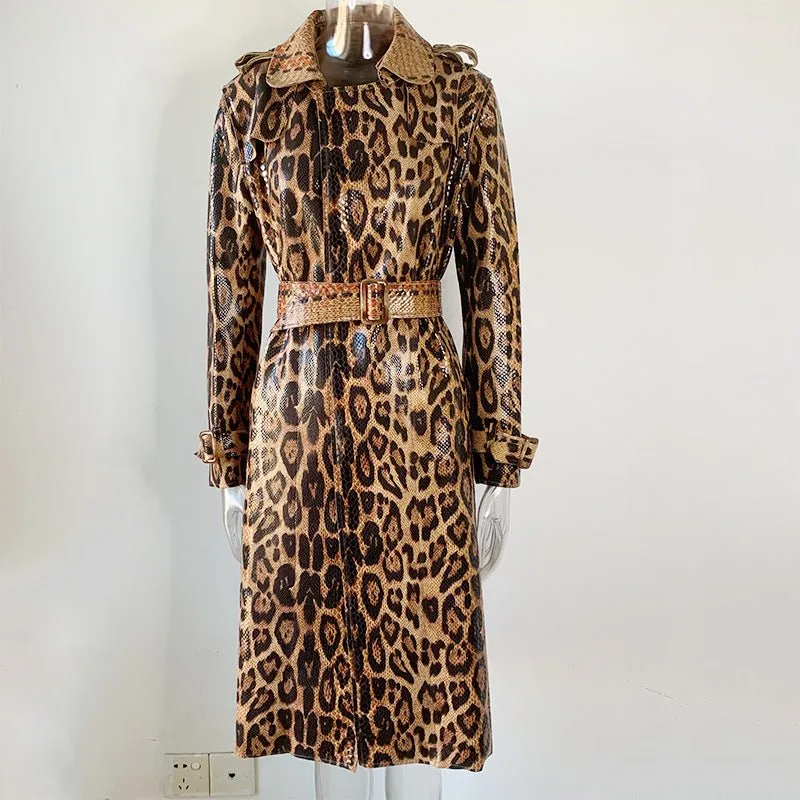 Pre Order:  Cheetah Trench Coat