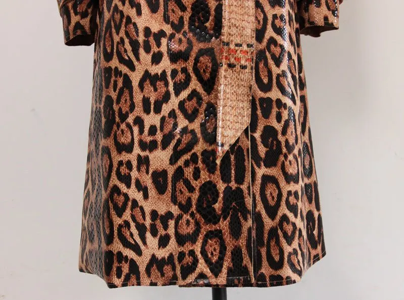 Pre Order:  Cheetah Trench Coat