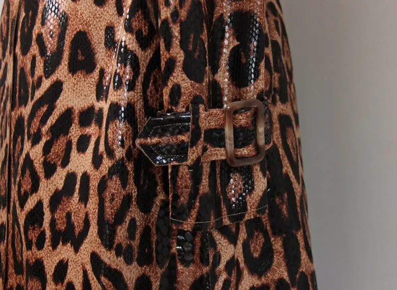 Pre Order:  Cheetah Trench Coat