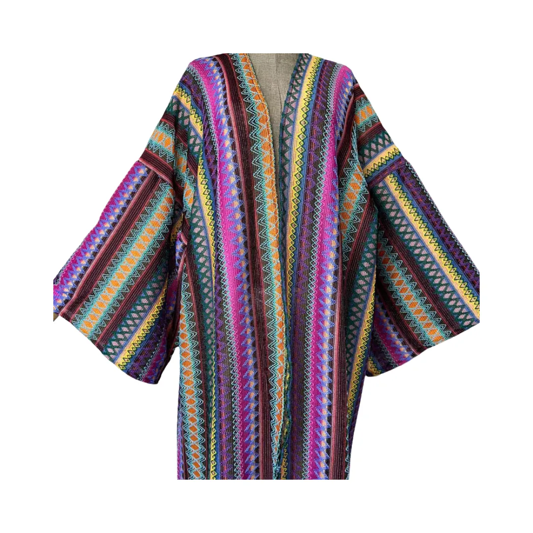 Pre Order: Warm  Ethnic Style Kimono Cardigan - WINI