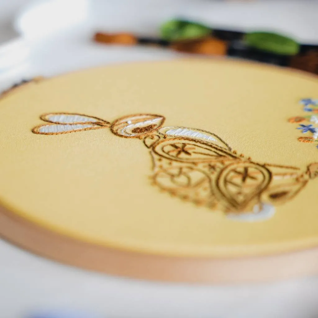 Rabbit Embroidery Kit