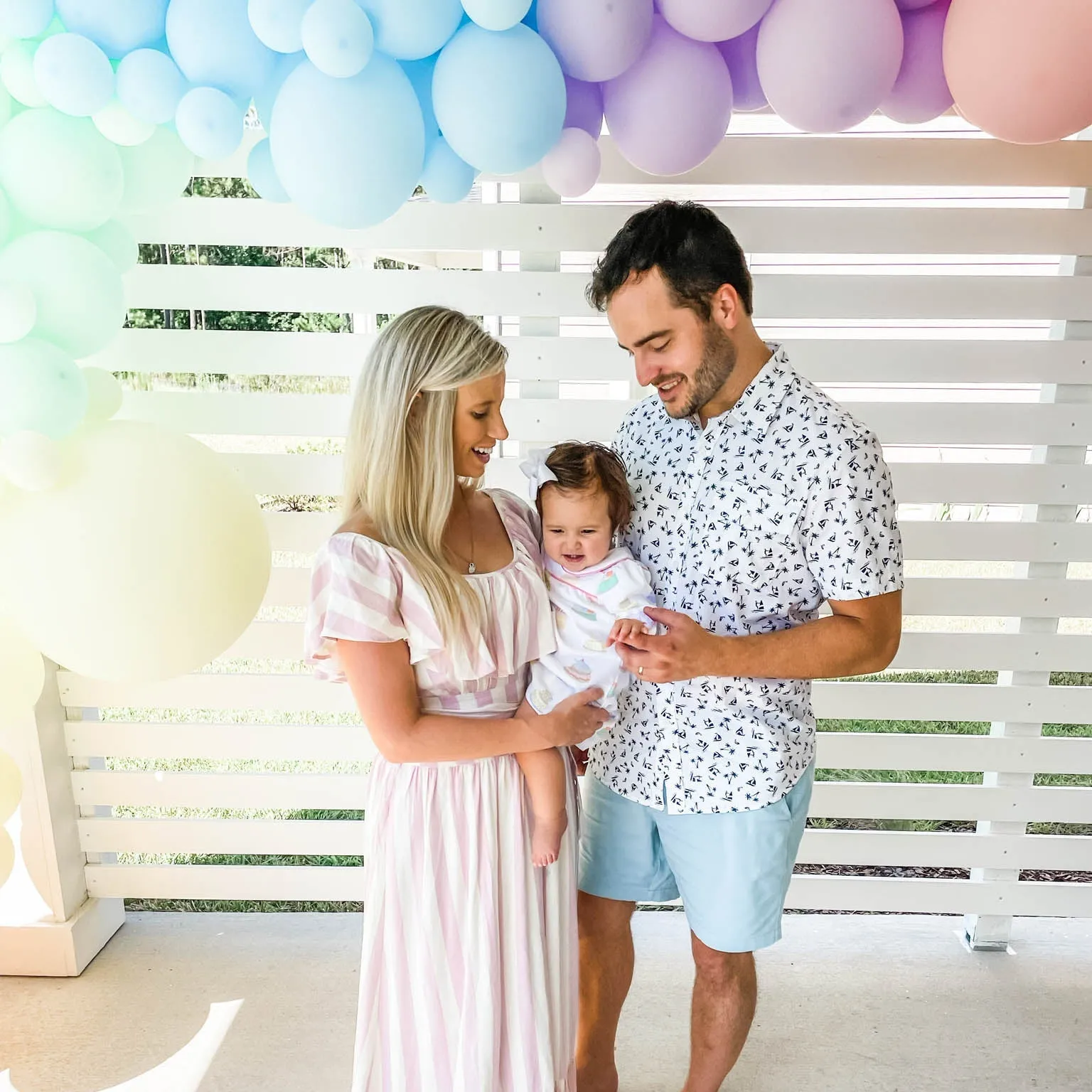 Rainbow Balloon Arch - Pastel Balloon Garland Kit