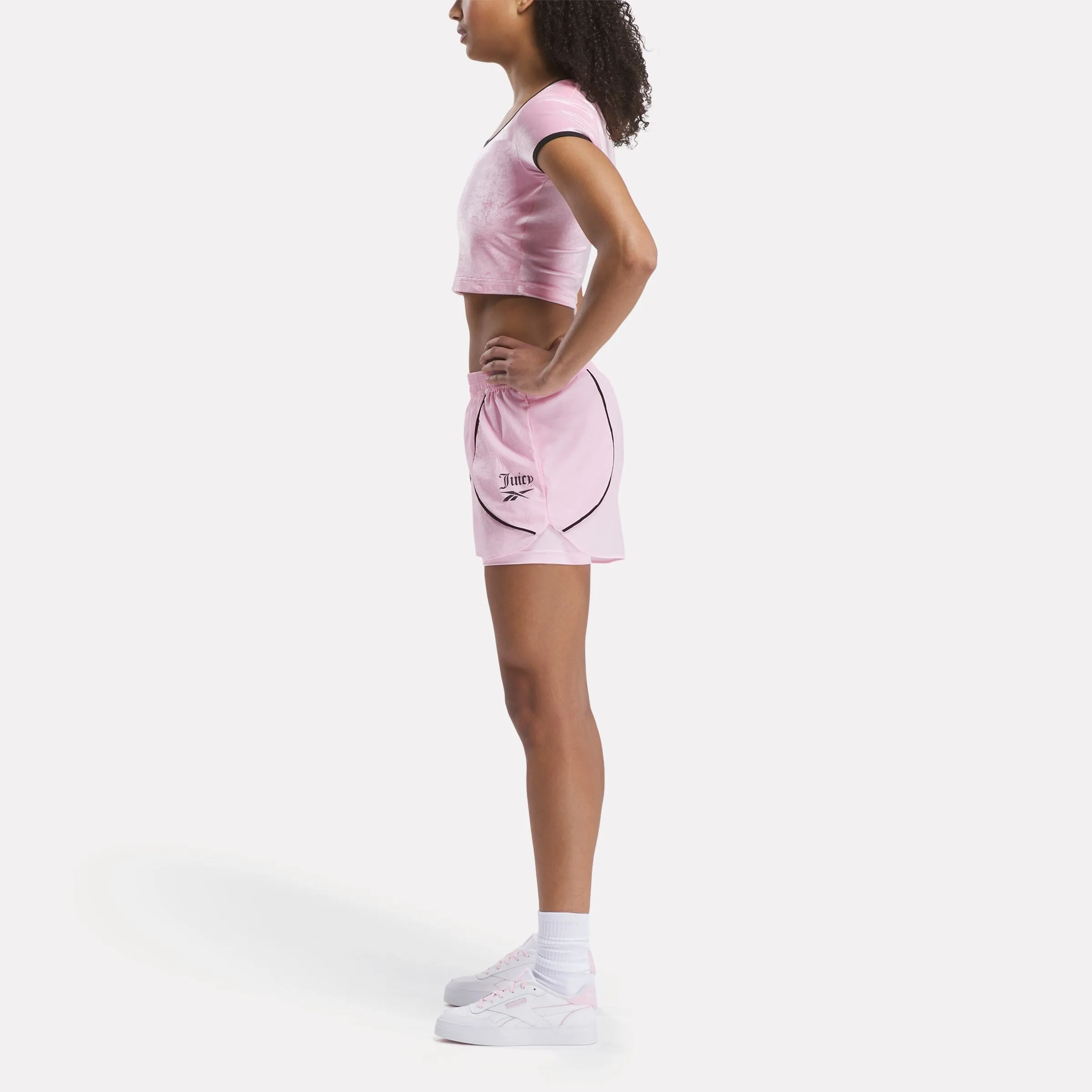 Reebok X Juicy Couture Track Shorts Luster Pink