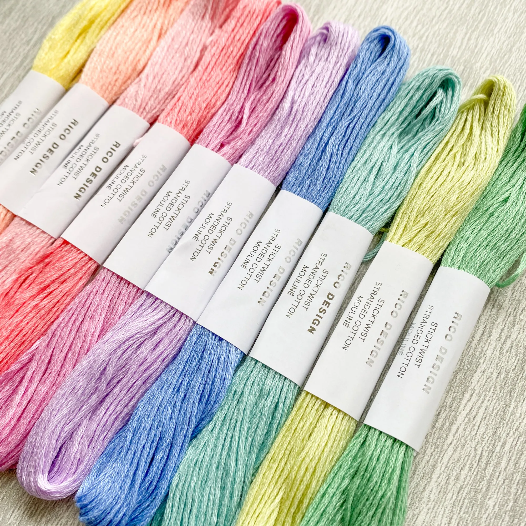 Rico Embroidery Thread Collections 10 Colours