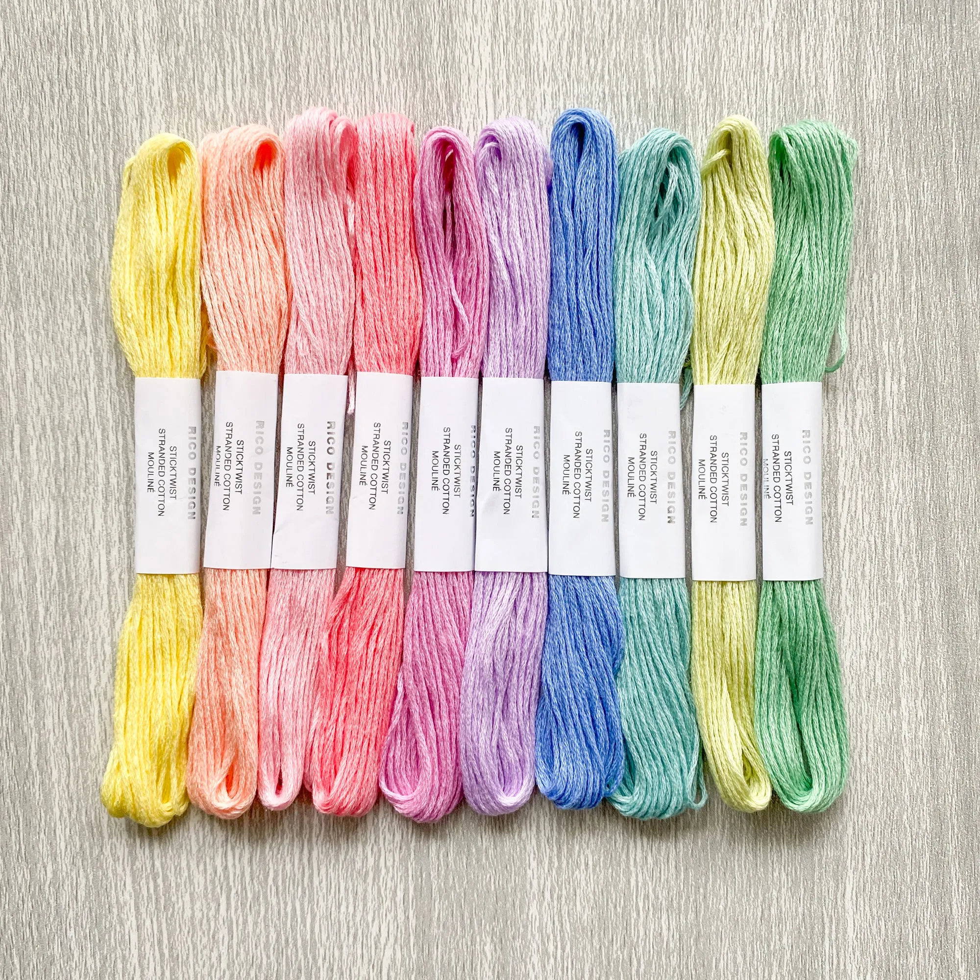 Rico Embroidery Thread Collections 10 Colours