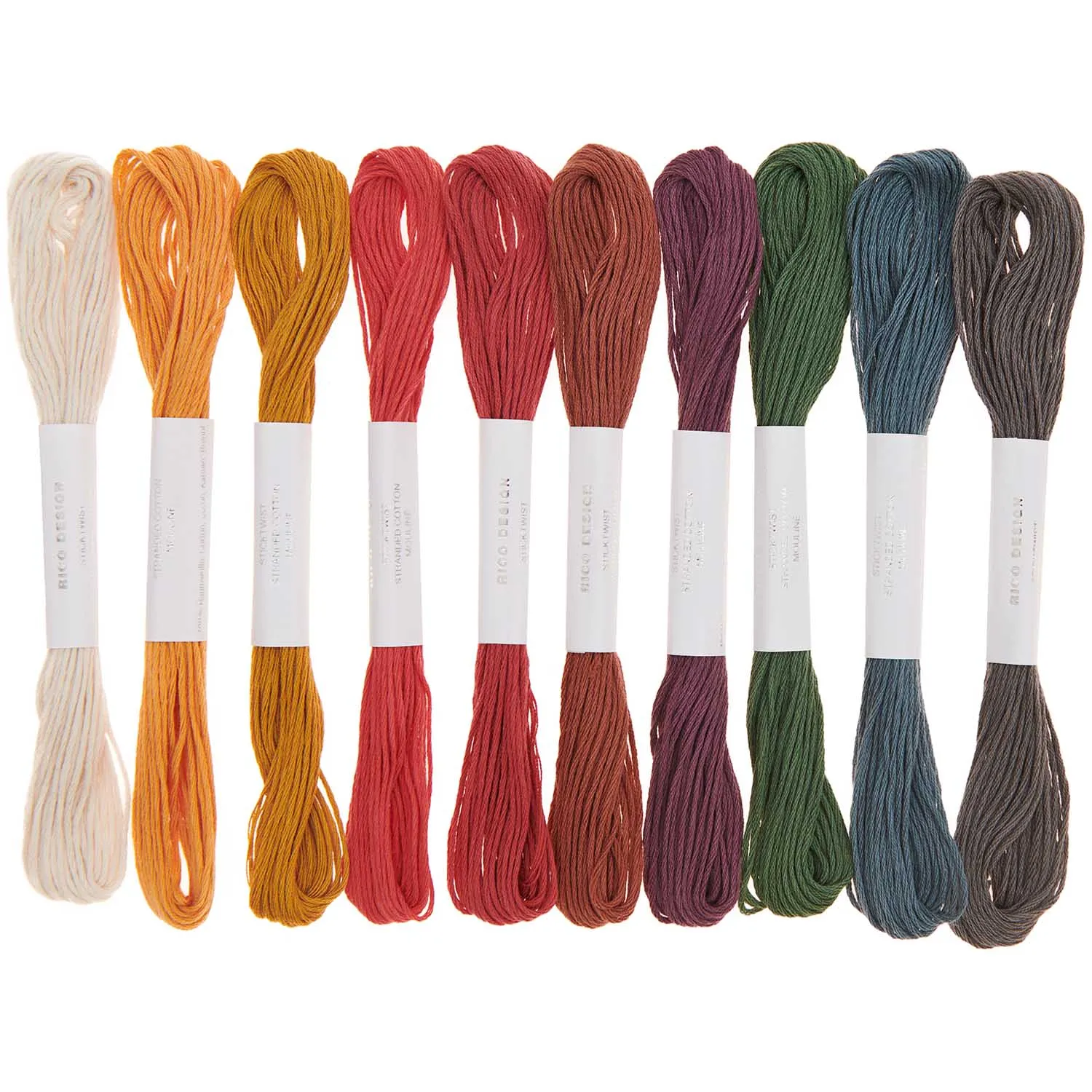 Rico Embroidery Thread Collections 10 Colours