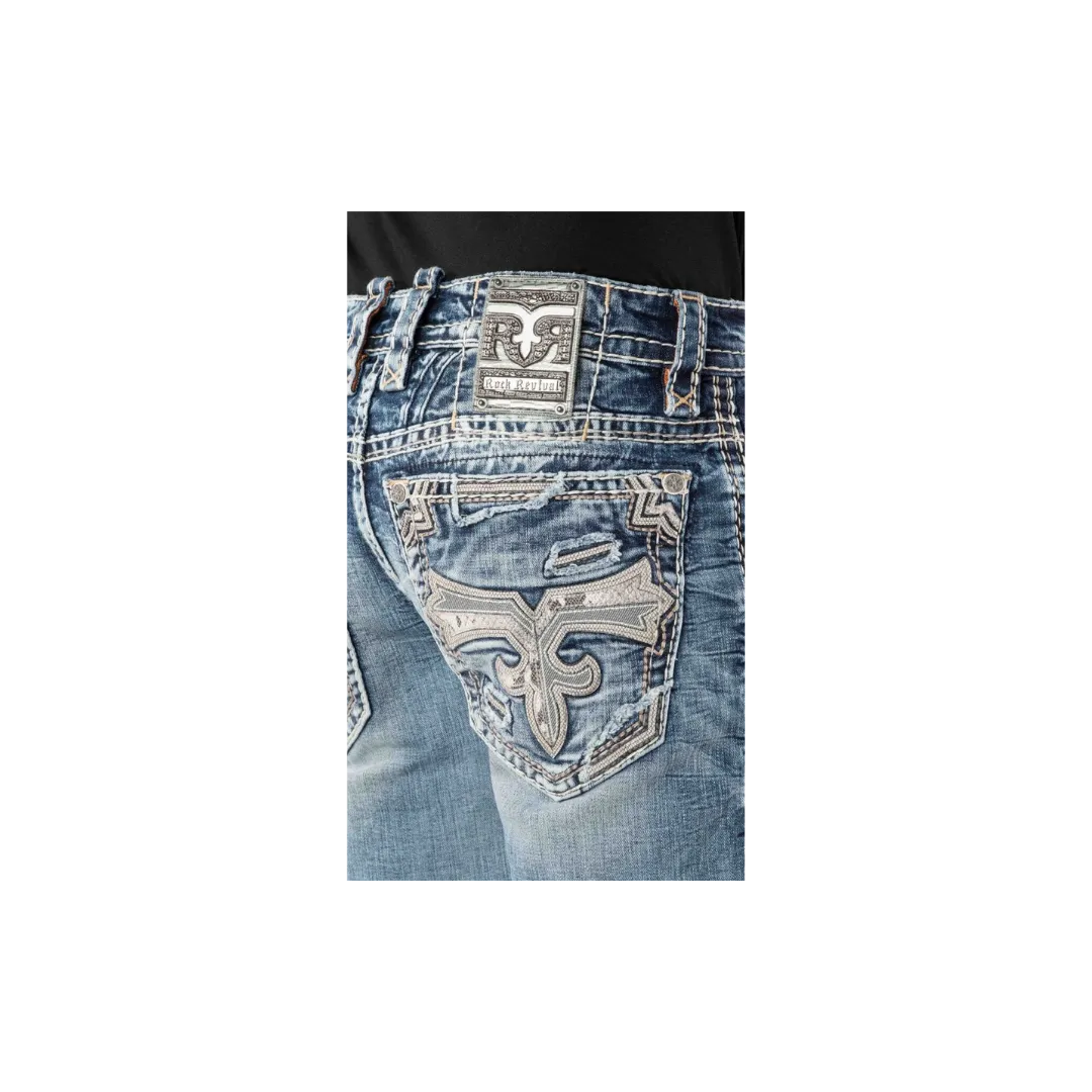 Rock Revival Men's Jameel J202 Straight Jean