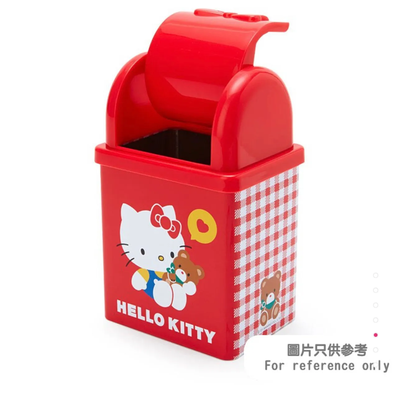 Sanrio Characters Rectangular Desk Waste Basket (My Melody, Kuromi)