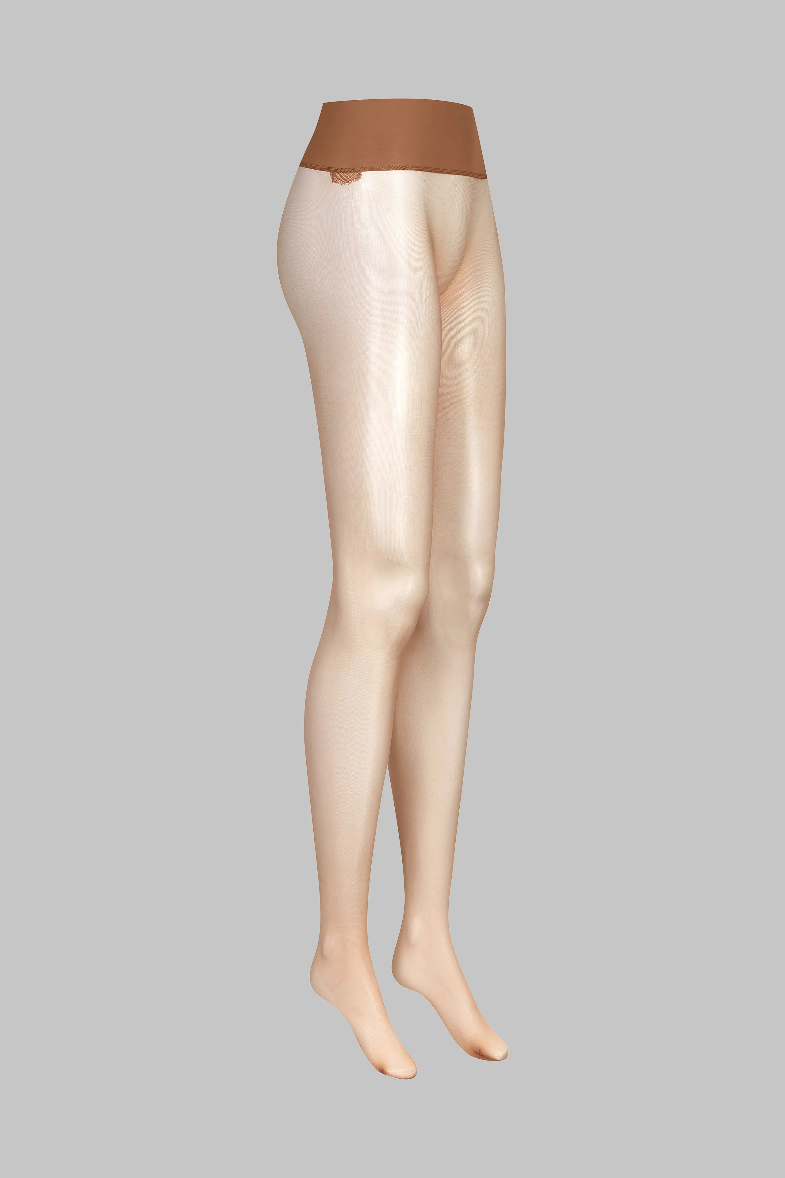 Signature back seam seamless tights 20D - Sun Nude - Les Coquetteries