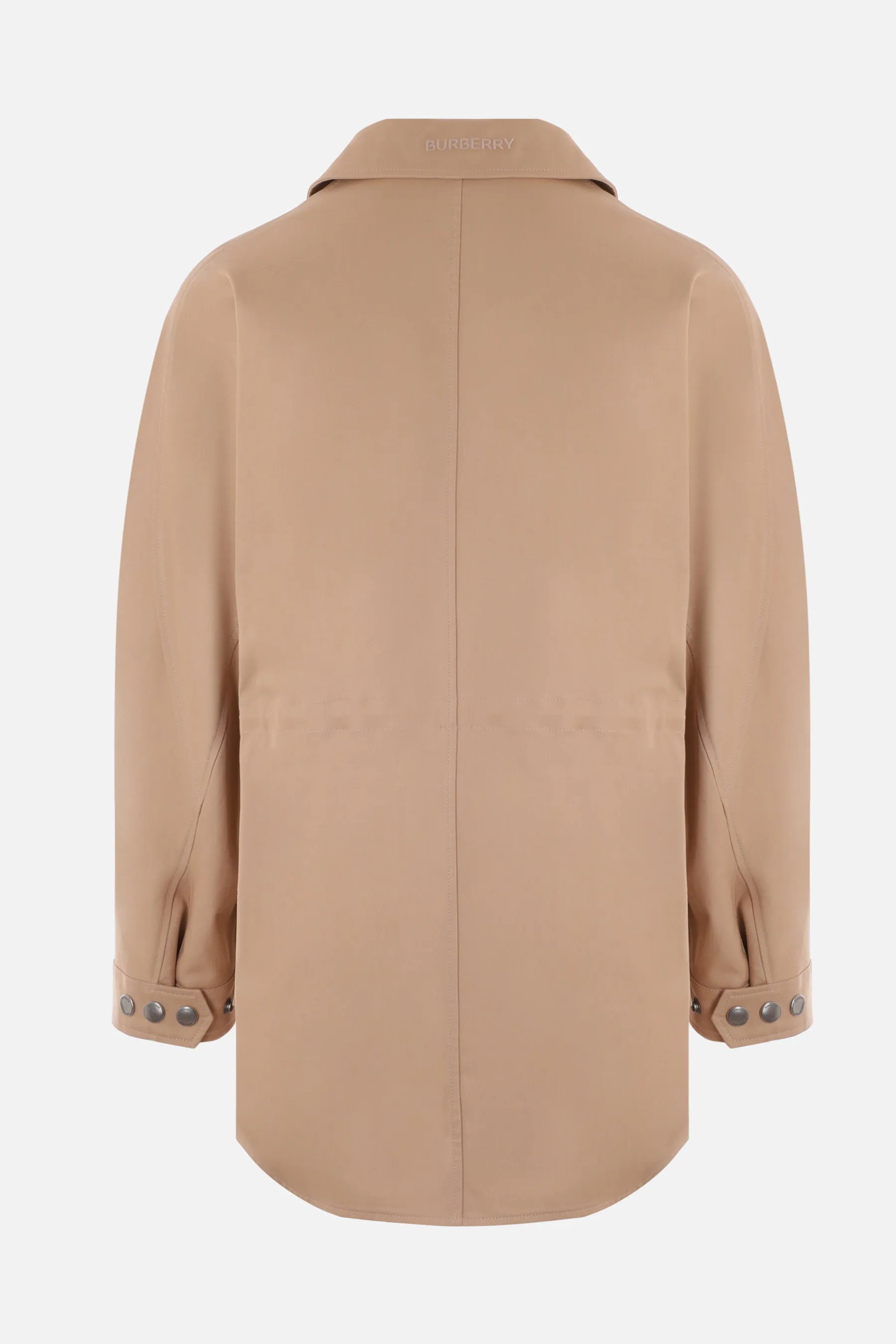 Single-breasted Gabardine Trench Coat