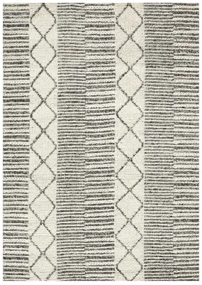 Skandinavian Reversible Wool Rug - 316 Grey