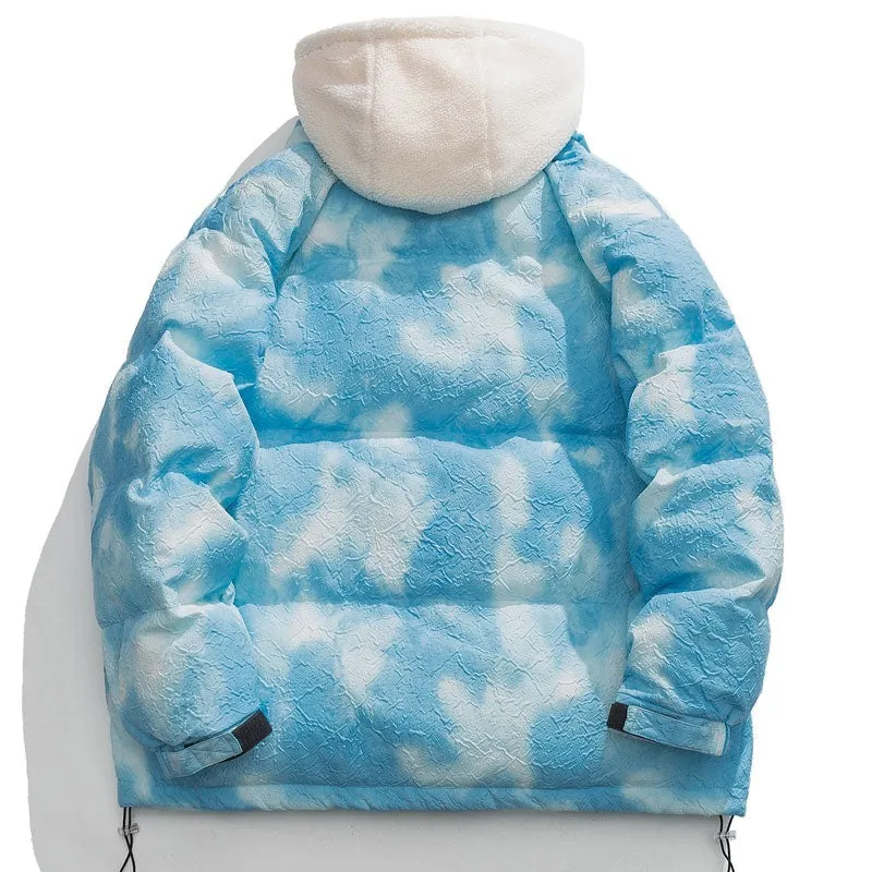 Sky Blue Hooded Parka