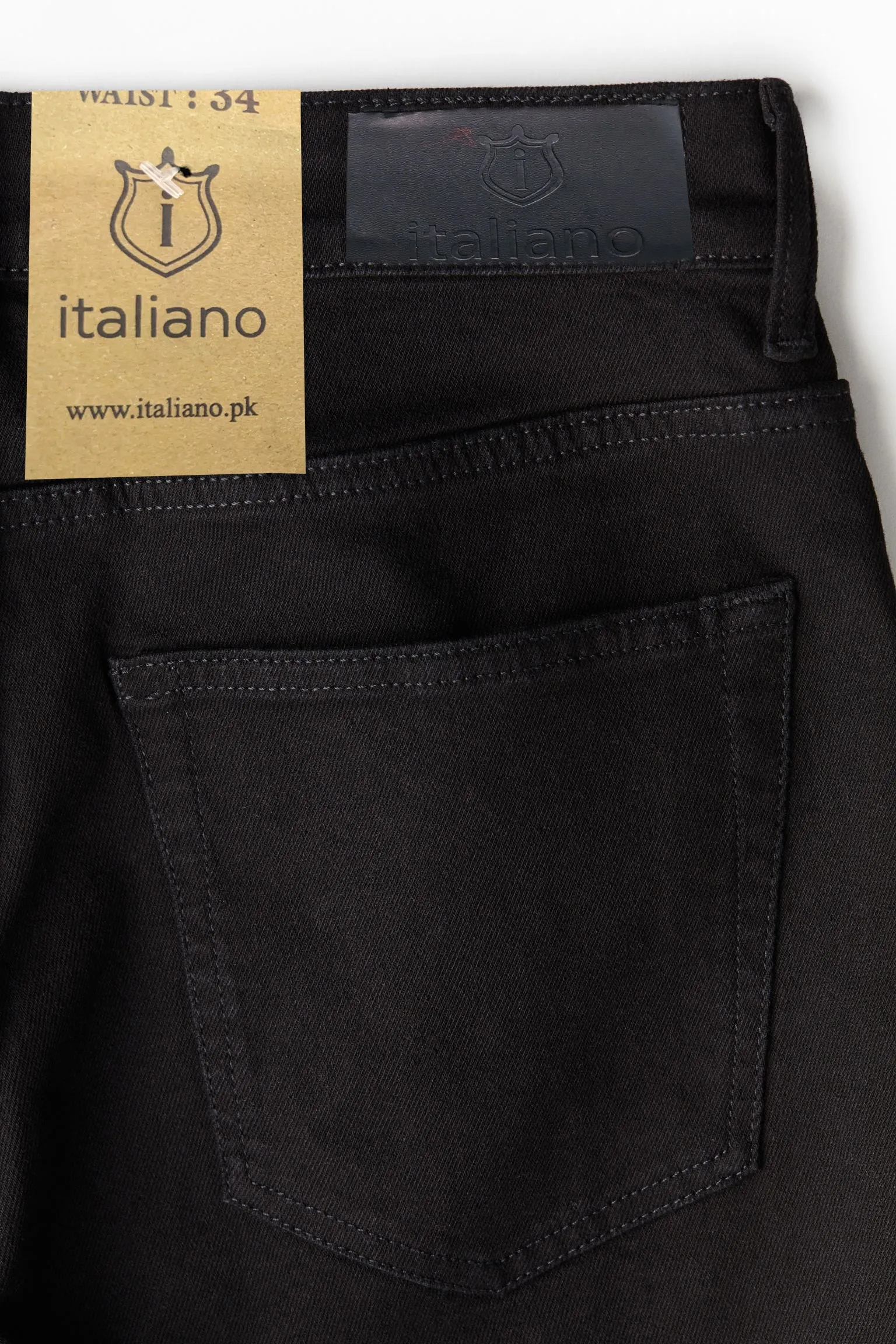 Slim Fit Jet Black Premium Denim  - 0124109