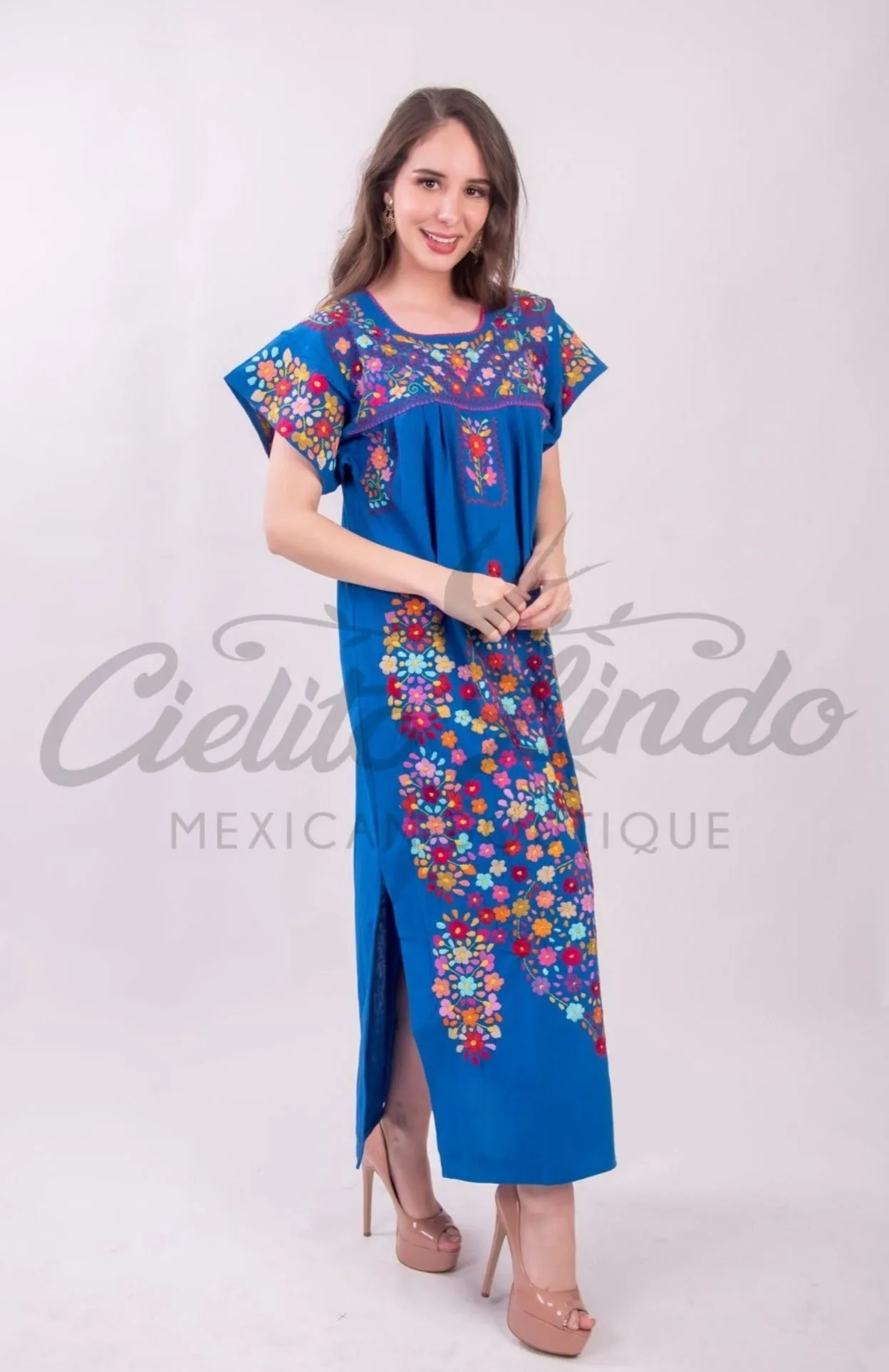 Stunning Maxi Dress Paraiso Navy