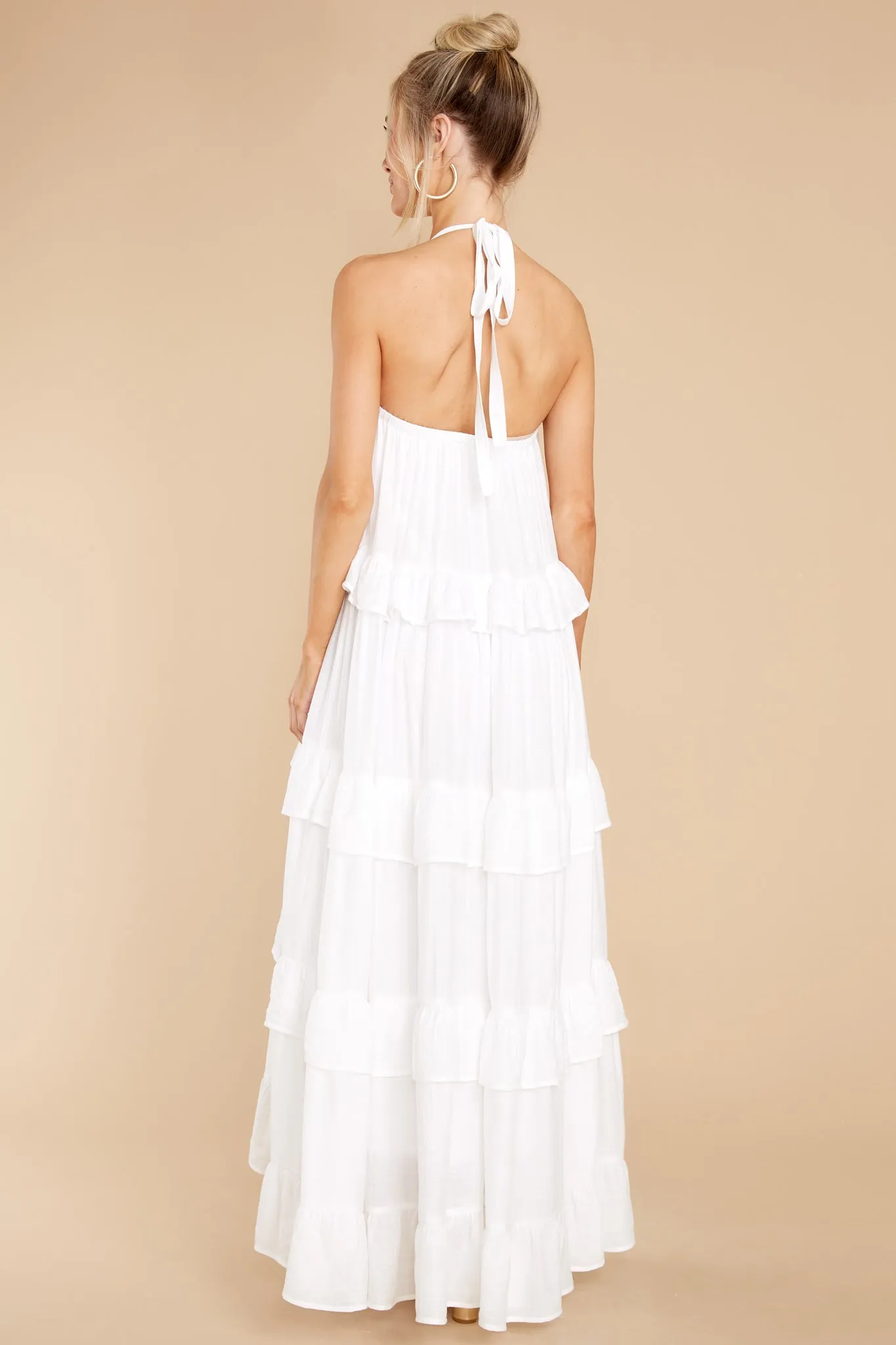 Sun Gazer White Maxi Dress